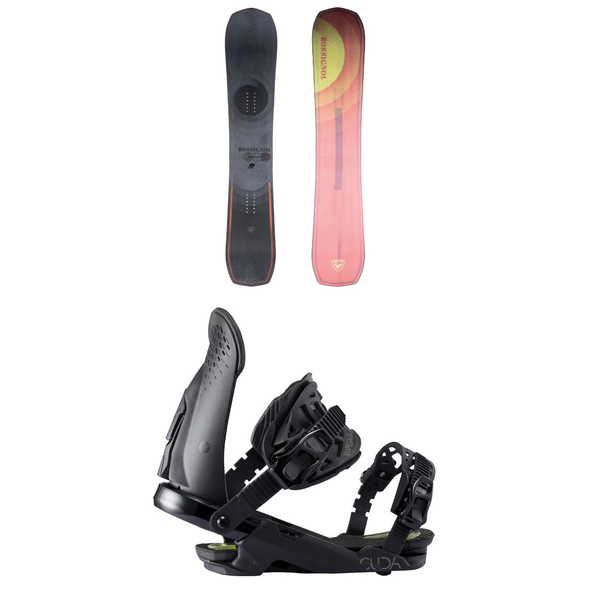 Rossignol ONE Snowboard 2023 + Cuda Snowboard Bindings 2020