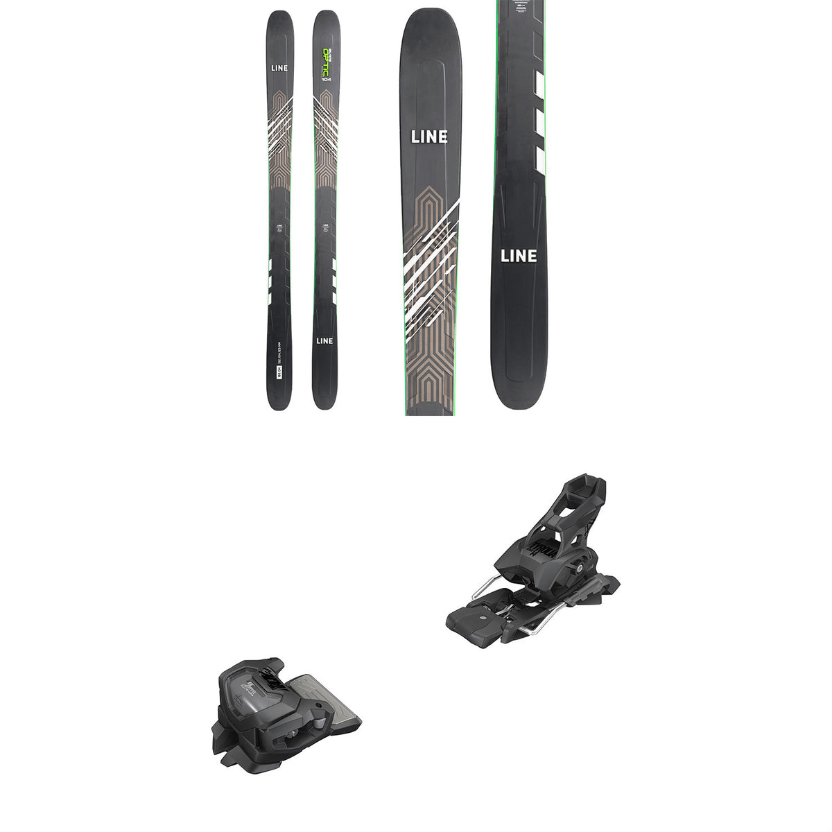 Line Skis Blade Optic 104 Skis + Tyrolia Attack 14 GW Ski Bindings 2023