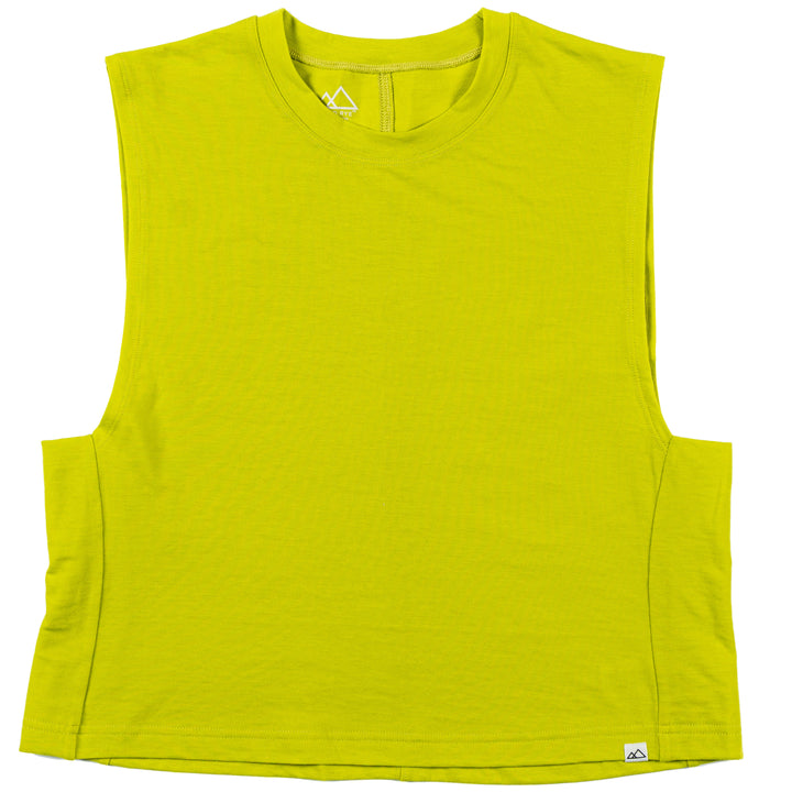Wild Rye Keller Crop Tank - Women's Celery
