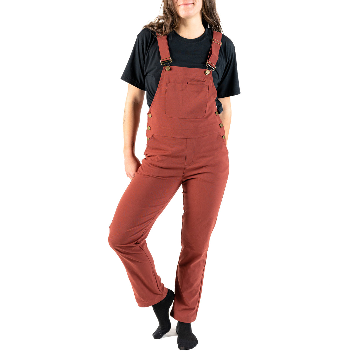 Wild Rye Elorie Technical Overalls - Women's Mahogany