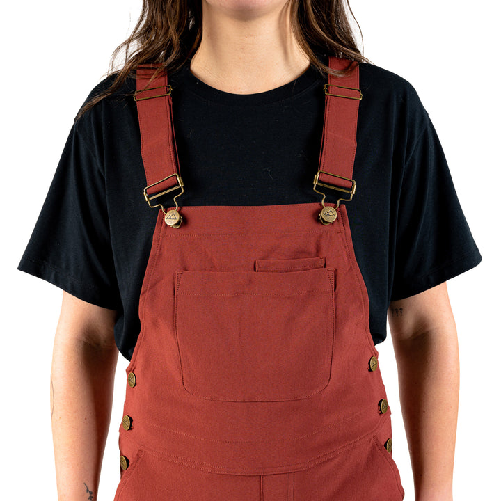 Wild Rye Elorie Technical Overalls - Women's Mahogany