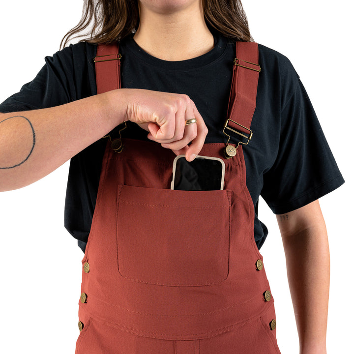 Wild Rye Elorie Technical Overalls - Women's Mahogany