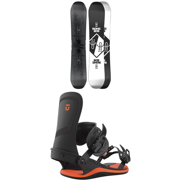 Rome Artifact Pro Snowboard + Union Ultra Snowboard Bindings 2023