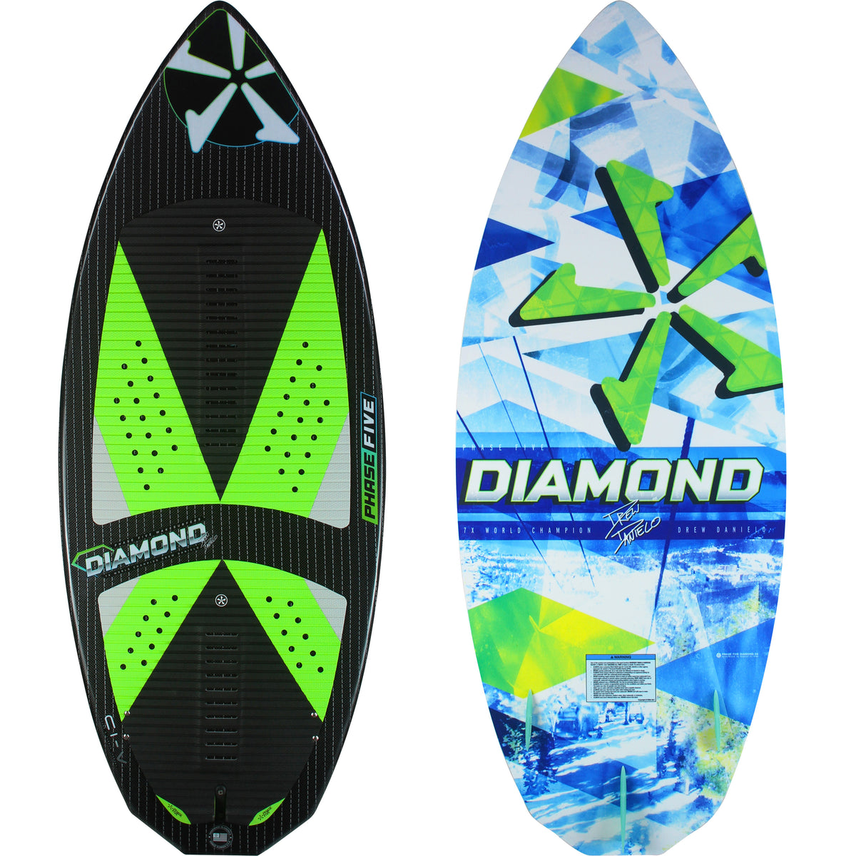 Phase Five Diamond Turbo Wakesurf Board 2023