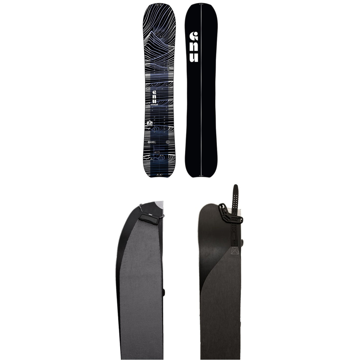 GNU Barrett Splitboard - Women's 2023 + Karakoram Smart Skins