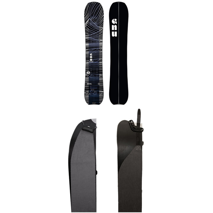 GNU Barrett Splitboard - Women's 2023 + Karakoram Smart Skins