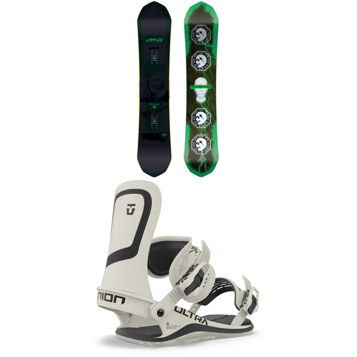 CAPiTA Ultrafear Camber Snowboard + Union Ultra Snowboard Bindings 2024