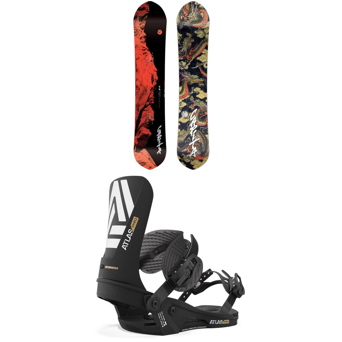 CAPiTA Kazu Kokubo Pro Snowboard + Union Atlas Pro Snowboard Bindings 2024