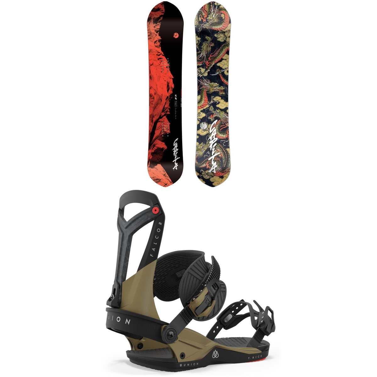 CAPiTA Kazu Kokubo Pro Snowboard + Union Falcor Snowboard Bindings 2024