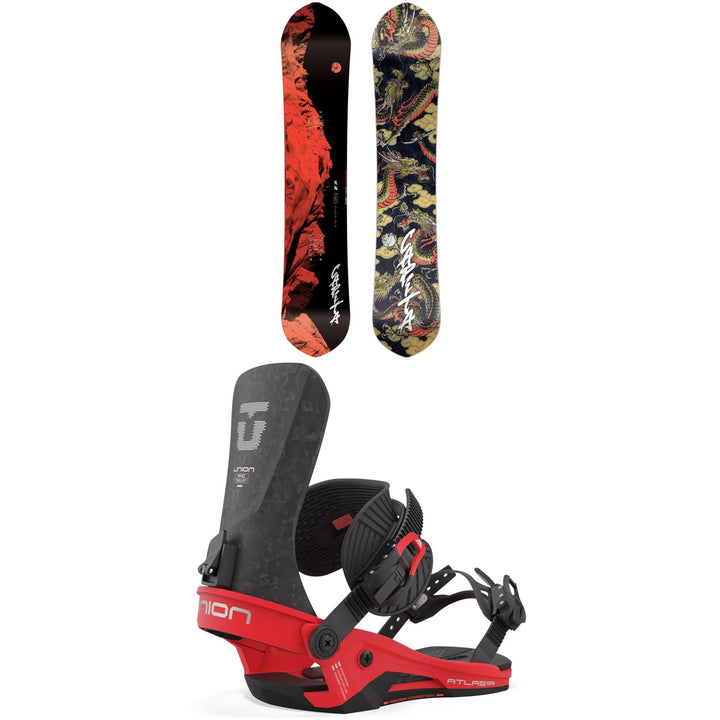 CAPiTA Kazu Kokubo Pro Snowboard + Union Atlas FC Snowboard Bindings 2024