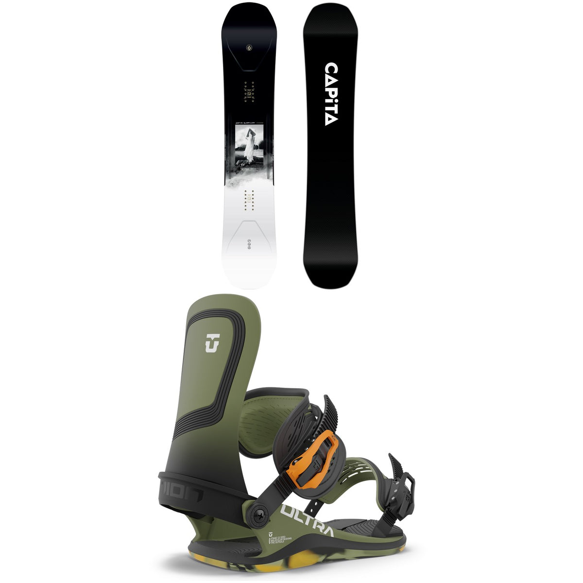 CAPiTA Super DOA Snowboard + Union Ultra Snowboard Bindings 2024