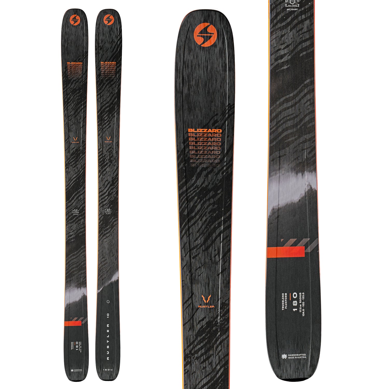 Blizzard Rustler 10 Skis 2025 – evo