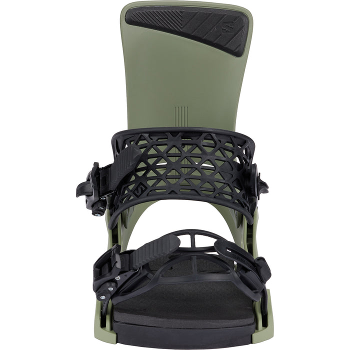 Salomon Trigger X Snowboard Bindings 2025 Oil Green