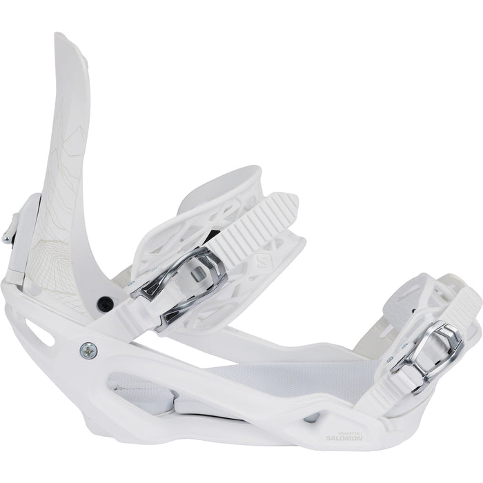 Salomon Vendetta X Snowboard Bindings - Women's 2025 White