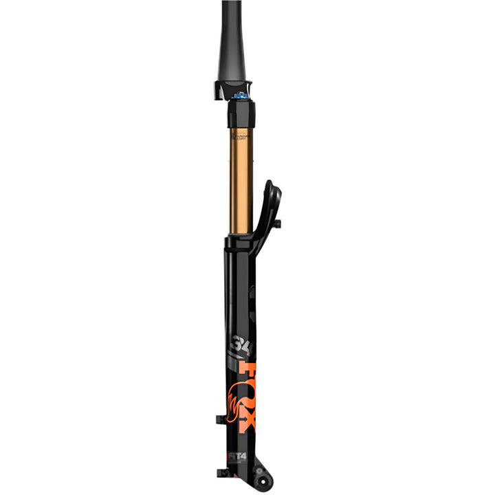 Fox Shox 34 Float Factory FIT4 Fork - 29" Shiny Black, Orange/Gloss Black
