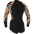 O'Neill Bahia 2/1mm Front Zip Long-Sleeve Springsuit - Women's Black/Demiflor/Demiflor