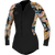O'Neill Bahia 2/1mm Front Zip Long-Sleeve Springsuit - Women's Black/Demiflor/Demiflor