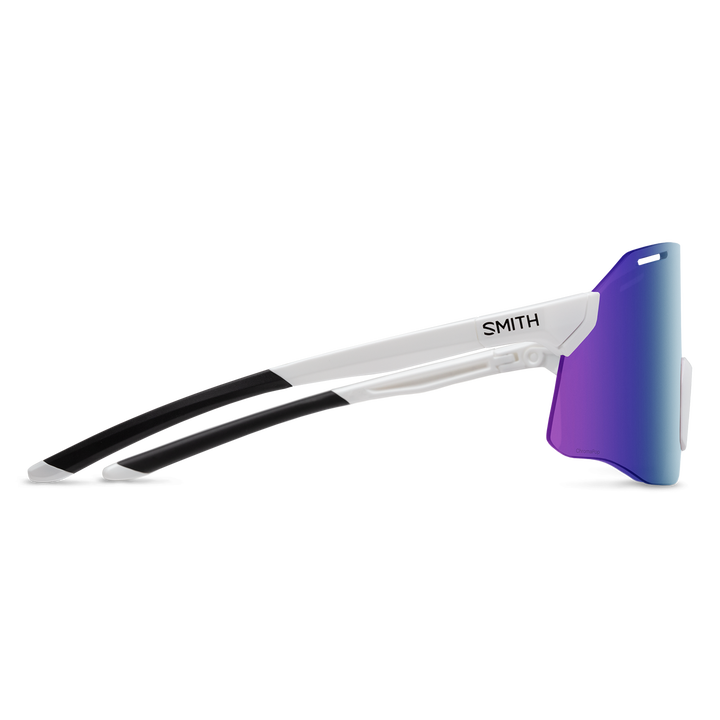 Smith Vert Sunglasses White / ChromaPop Violet Mirror
