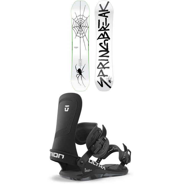 CAPiTA Spring Break Resort Twin Snowboard + Union Ultra Snowboard Bindings 2024