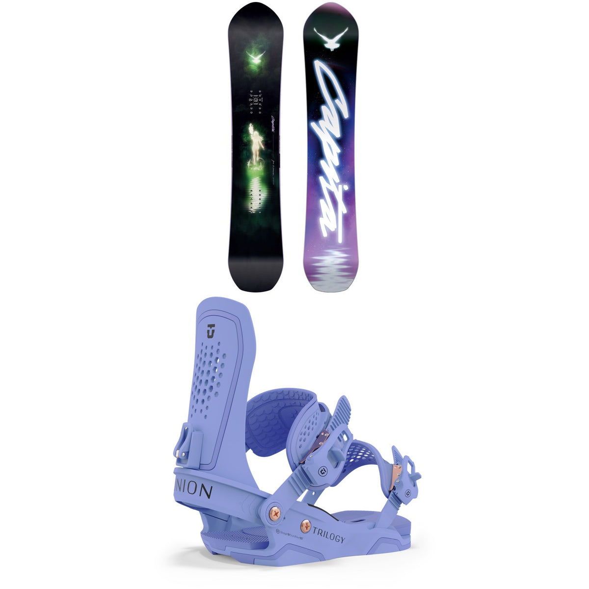 CAPiTA The Equalizer Snowboard + Union Trilogy Snowboard Bindings - Women's 2024