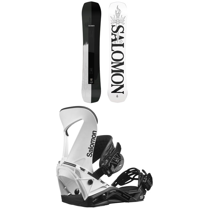 Salomon Assassin Pro Snowboard + Hologram Snowboard Bindings 2023