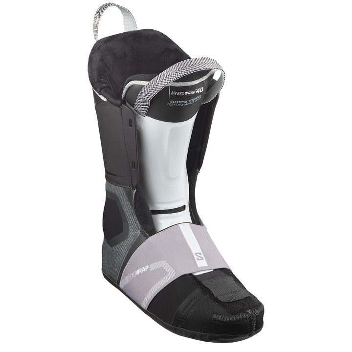 Salomon S/Pro Supra BOA 105 Ski Boots - Women's 2025 Gray Aurora/Black/Pink Gold