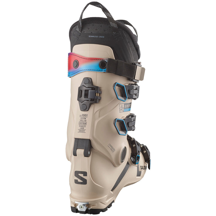 Salomon Shift Pro 130 AT Alpine Touring Ski Boots 2024 Black/Sweet Lavender/Solar Power