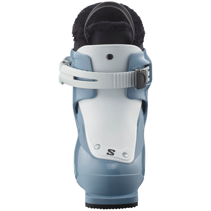 Salomon T1 Ski Boots - Kids' 2027 Copen Blue/White/Spearmint