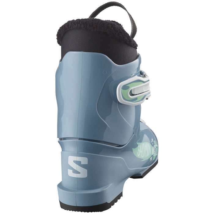 Salomon T1 Ski Boots - Kids' 2027 Copen Blue/White/Spearmint