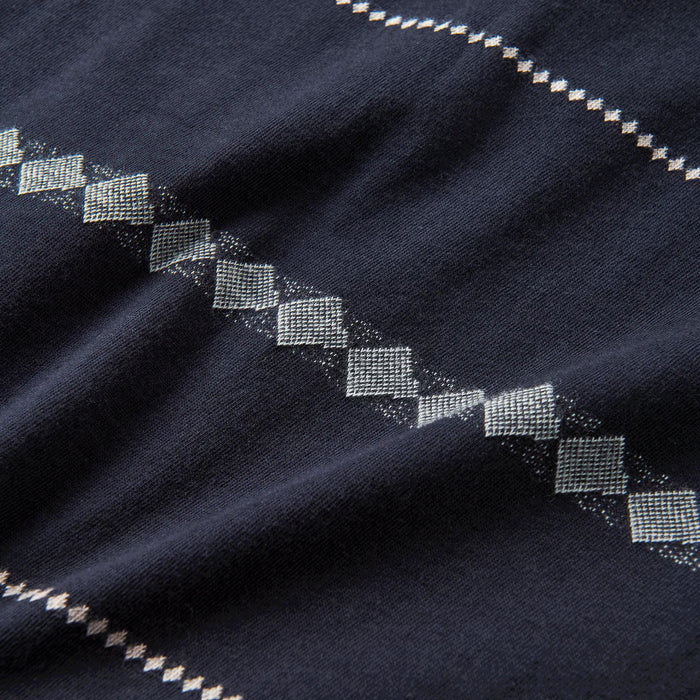 Roark Well Worn Horizon Jacquard T-Shirt - Men's Dark Navy