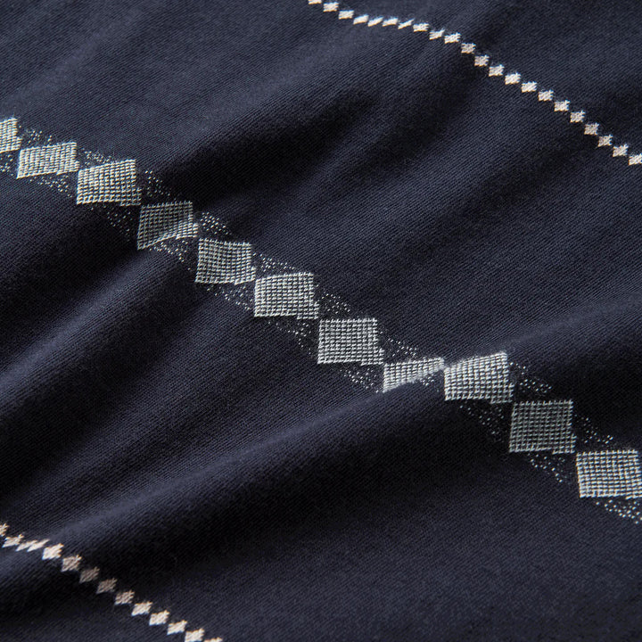 Roark Well Worn Horizon Jacquard T-Shirt - Men's Dark Navy