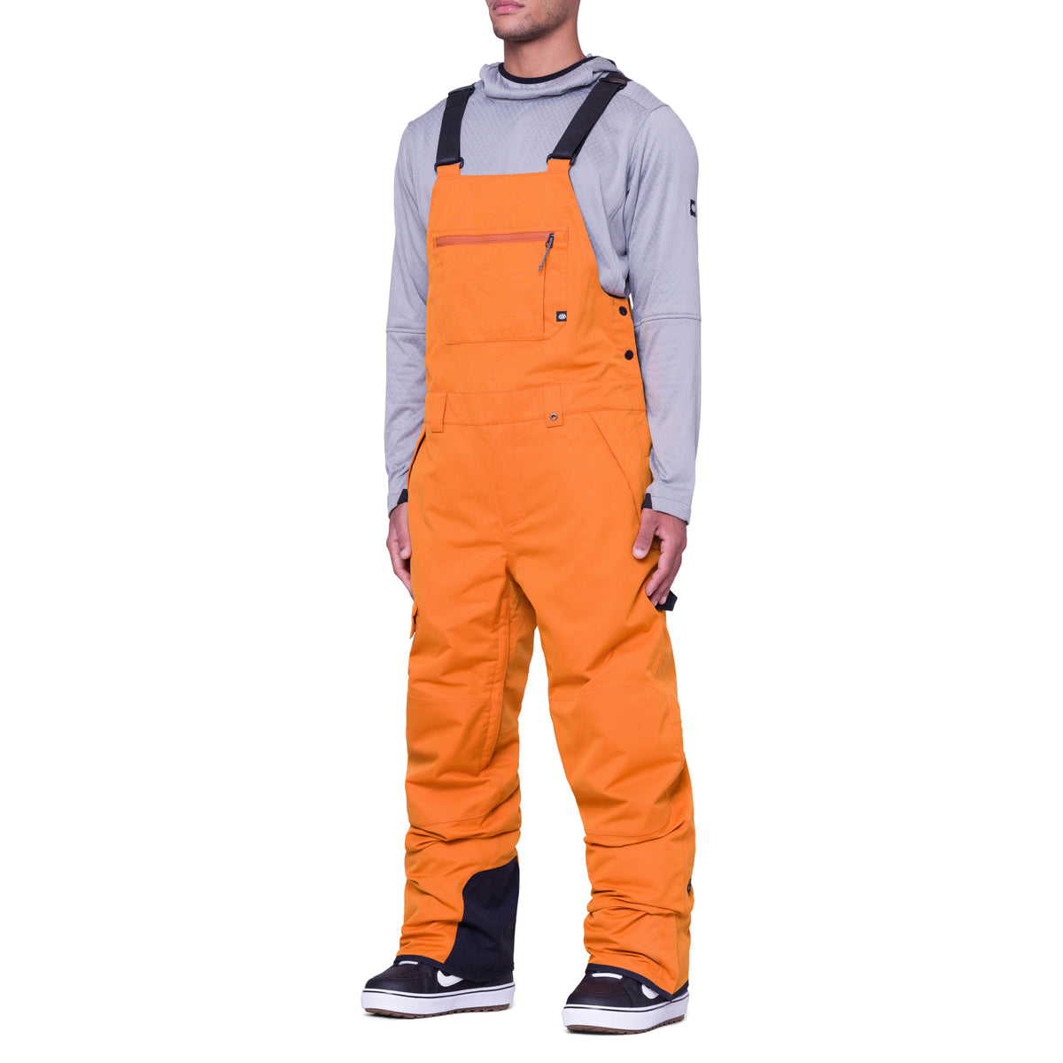 686 Hot Lap Insulated Bibs - Men's Copper Orange