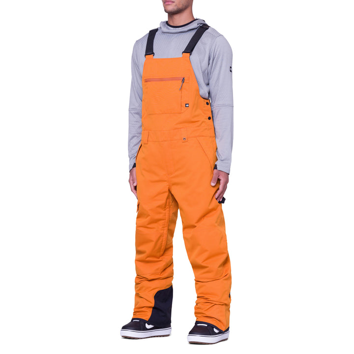 686 Hot Lap Insulated Bibs - Men's Copper Orange