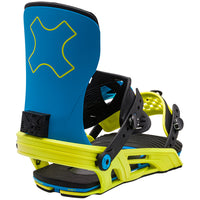 Bent Metal Axtion Snowboard Bindings Blue/Green::Blue/Green