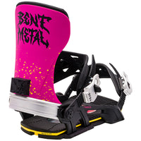 Bent Metal Transfer Snowboard Bindings 2024 Black/Pink::Black/Pink