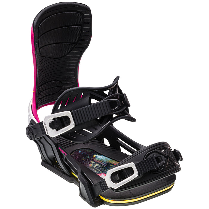 Bent Metal Transfer Snowboard Bindings 2024 Black/Pink