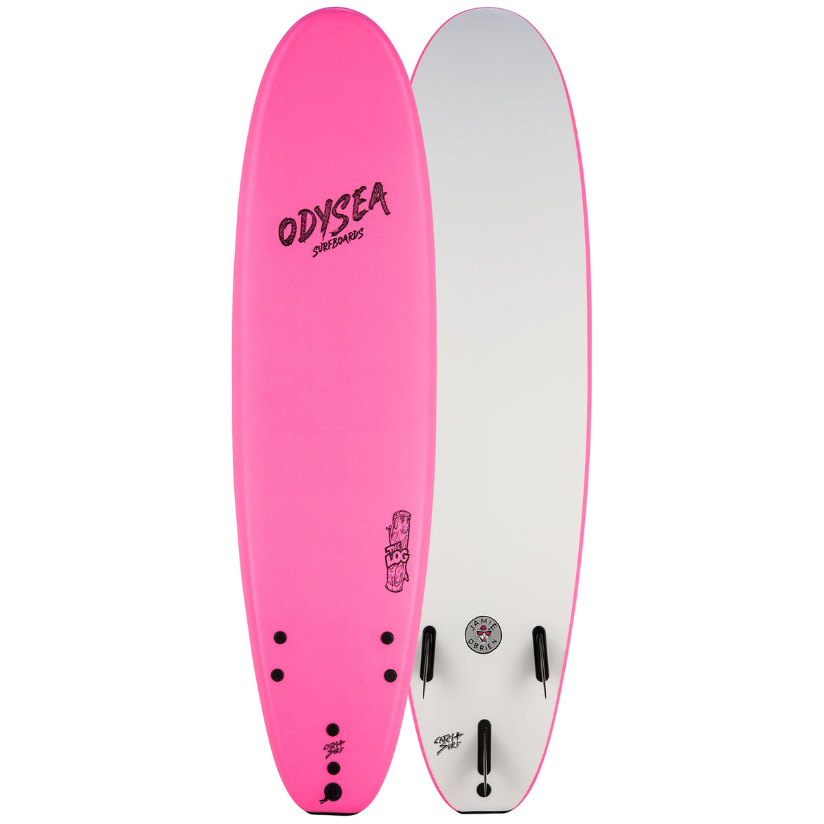 Catch Surf Odysea 7'0" Log Basic x Jamie O'Brien Surfboard Hot Pink
