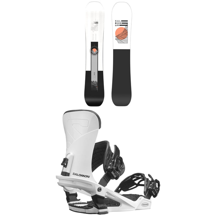 Salomon Sight Snowboard + Trigger Snowboard Bindings 2024