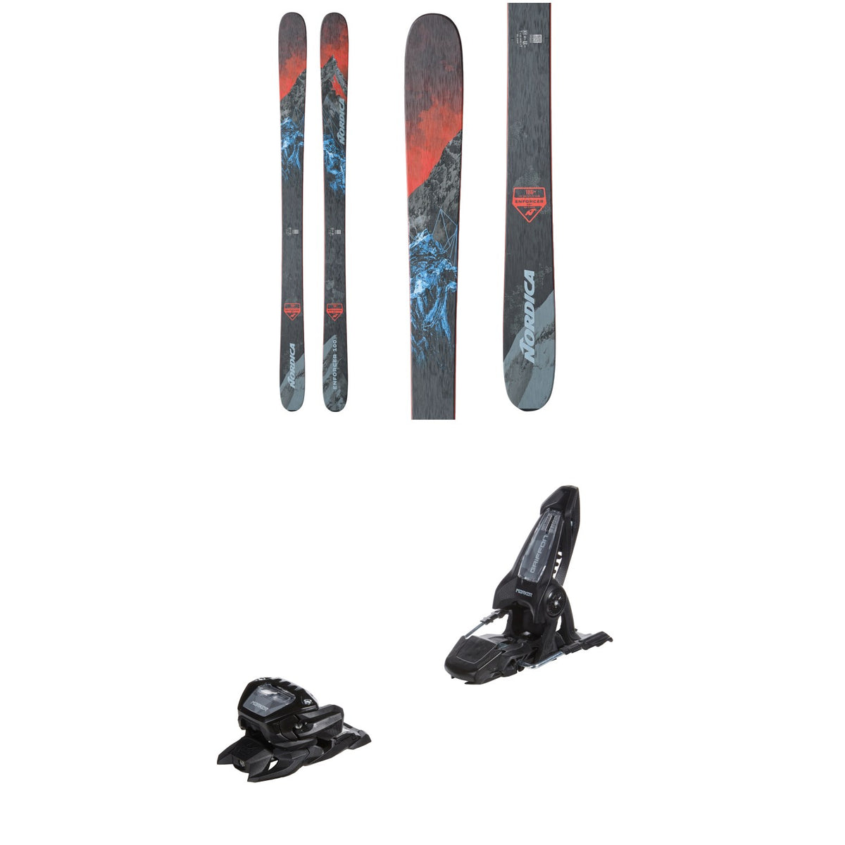 Nordica Enforcer 100 Skis + Marker Griffon 13 ID Ski Bindings 2024