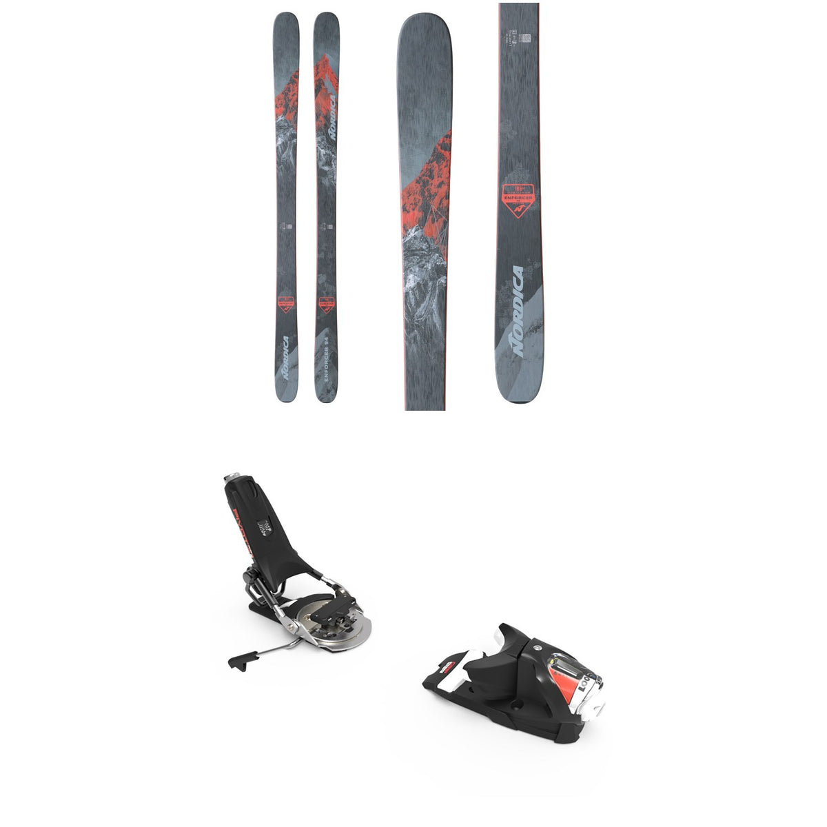 Nordica Enforcer 94 Skis + Look Pivot 12 GW Ski Bindings 2024