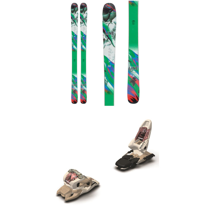 Line Skis Pandora 84 Skis - Women's + Marker Squire 11 Ski Bindings 2024