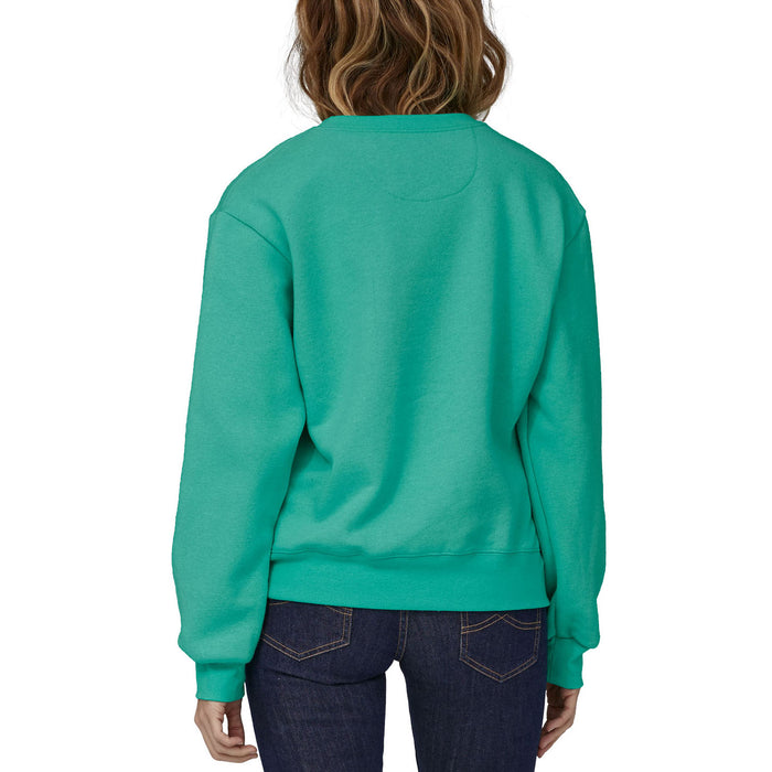 Patagonia Ridge Rise Stripe Uprisal Crew Sweater - Women's Fresh Teal