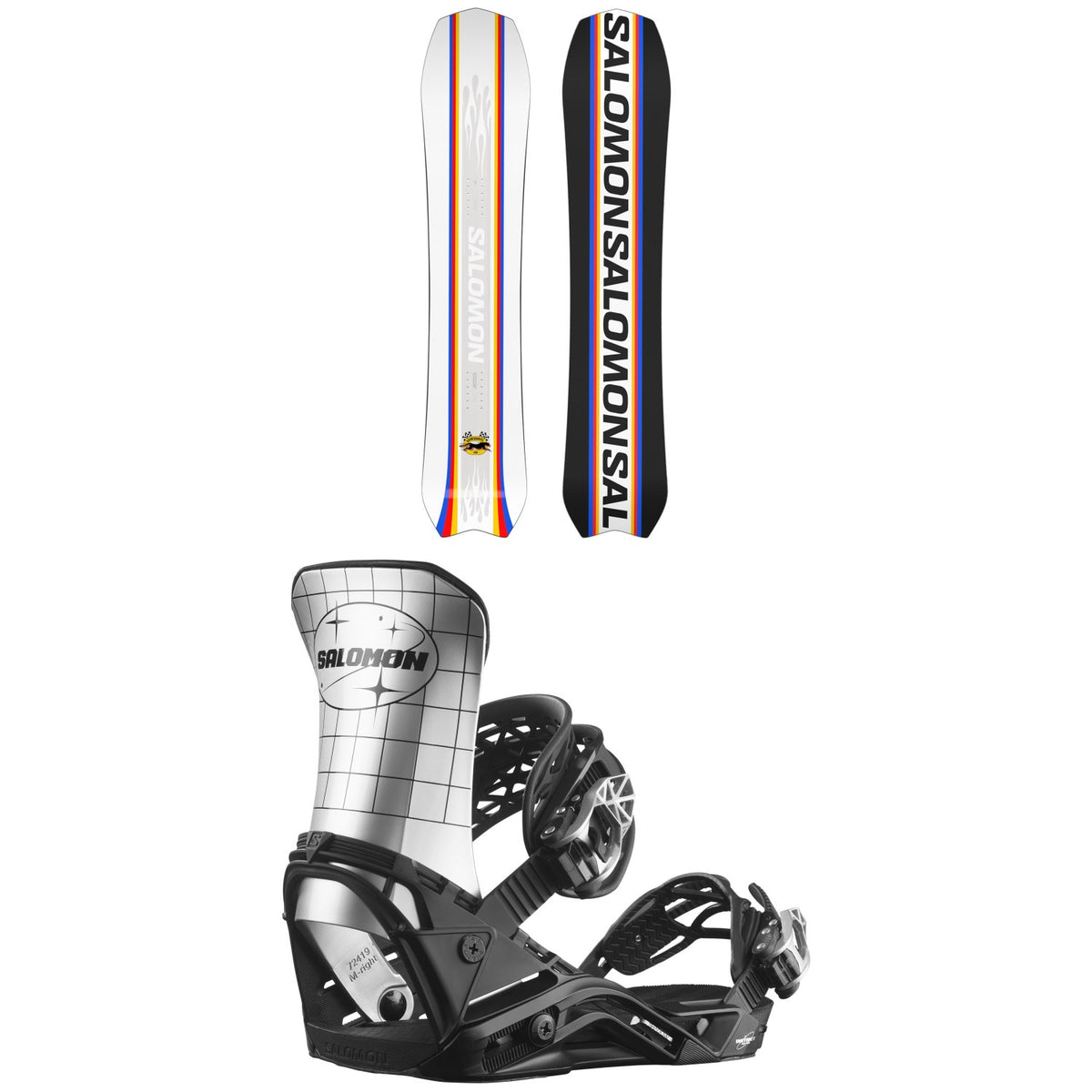 Salomon Dancehaul Snowboard + District Pro Team Snowboard Bindings 2024