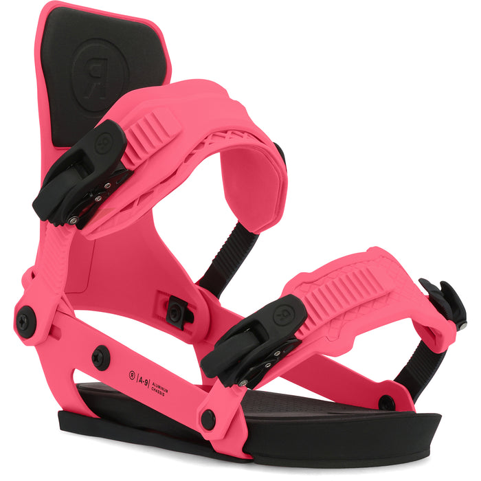 Ride A-9 Snowboard Bindings Pink