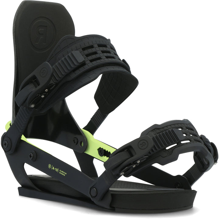 Ride A-10 Snowboard Bindings 2024 Lime