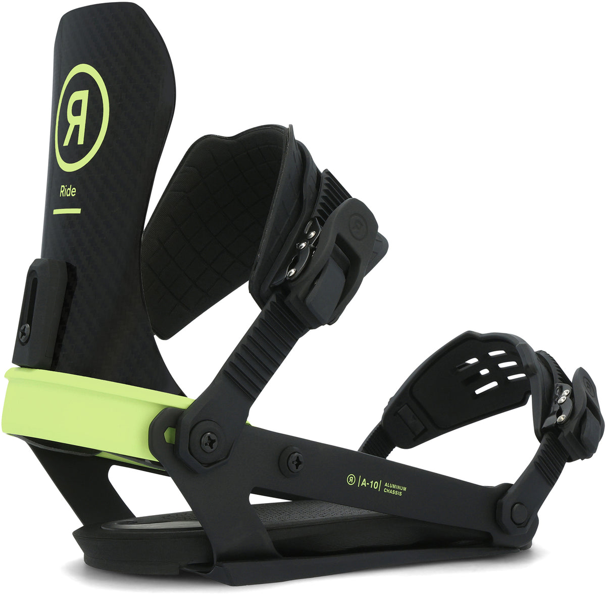 Ride A-10 Snowboard Bindings 2024 Lime