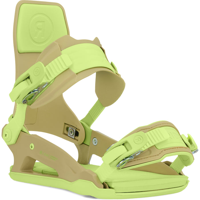 Ride C-6 Snowboard Bindings 2024 Olive/Lime