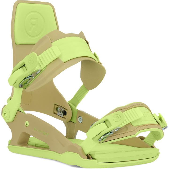 Ride C-6 Snowboard Bindings 2024 Olive/Lime