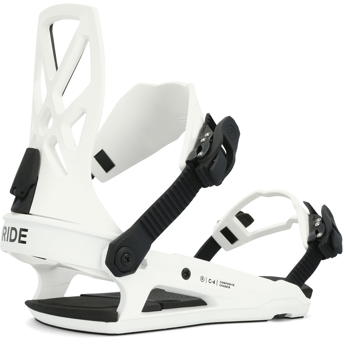 Ride C-4 Snowboard Bindings White
