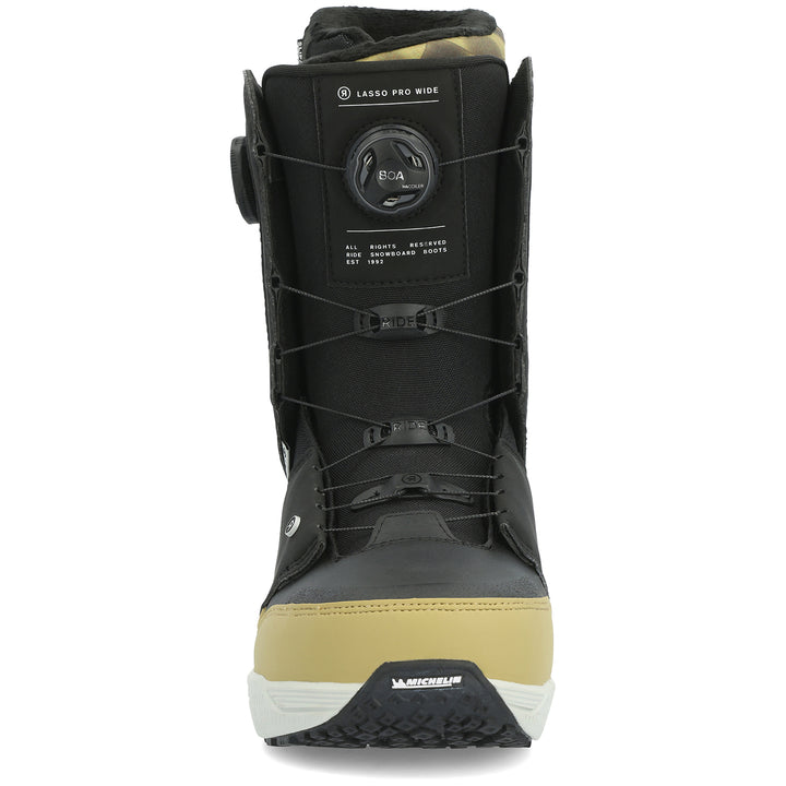 Ride Lasso Pro Wide Snowboard Boots 2024 Black